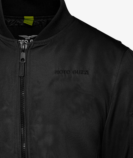 Moto Guzzi Bomber Jacket - Black - Studio Cycle