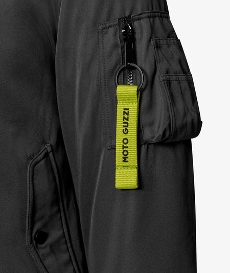 Moto Guzzi Bomber Jacket - Black - Studio Cycle