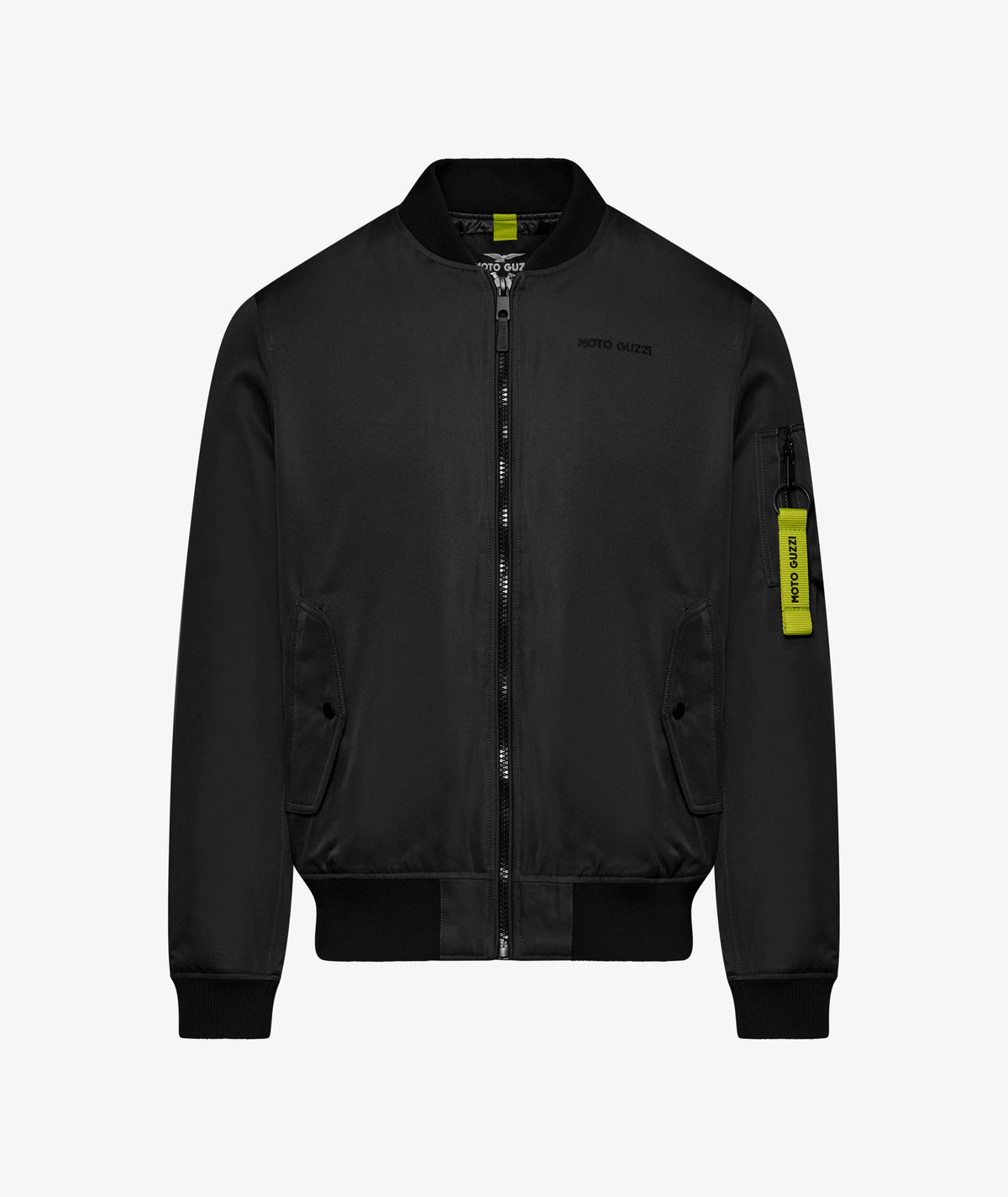 Moto Guzzi Bomber Jacket - Black - Studio Cycle