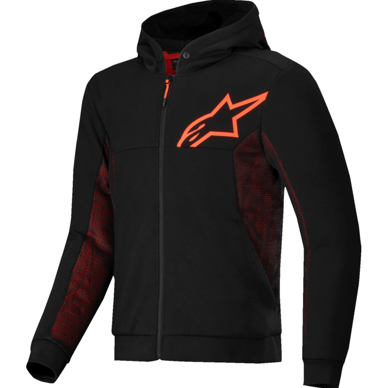 Alpinestars Chrome Air Hoodie Jacket - Black/Red