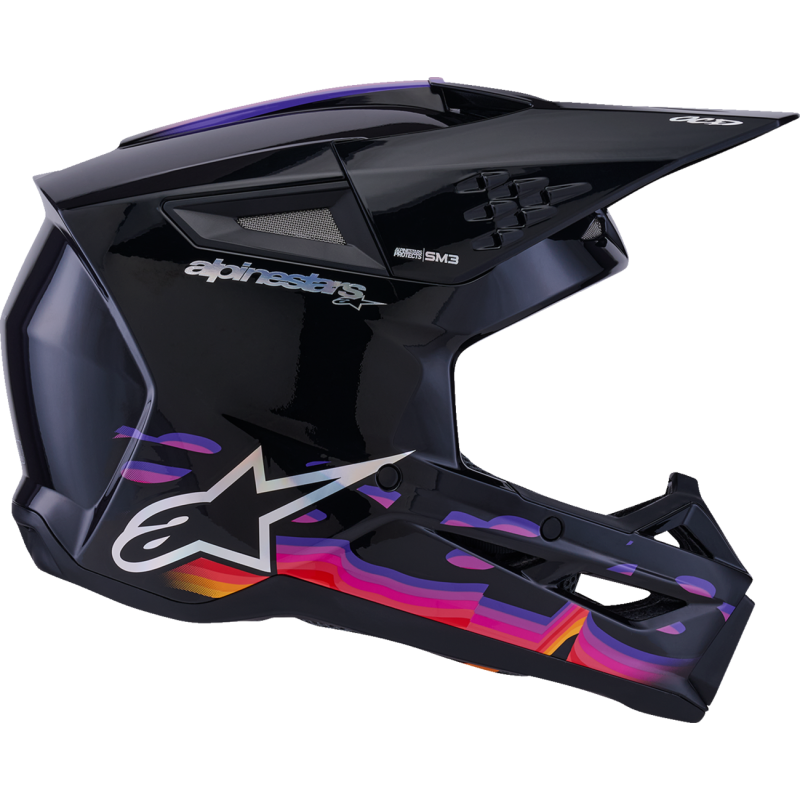 Alpinestars S-M3 Force Gloss Black Helmet - Studio Cycle