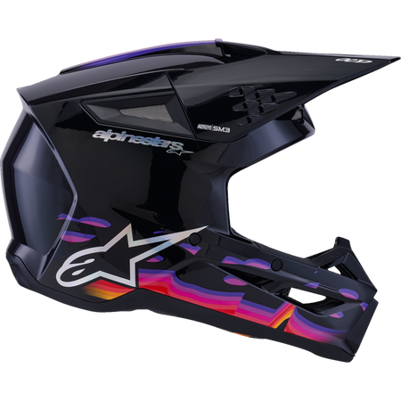 Alpinestars S-M3 Force Gloss Black Helmet - Studio Cycle