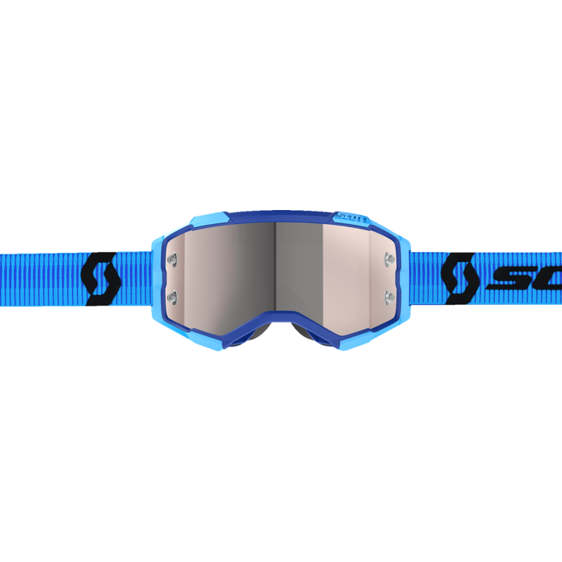 Scott Fury Goggles Blue/Black Silver Chrome Works