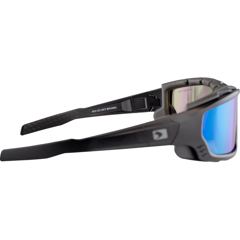 Bobster PCH Sunglasses – Black Bronze w/ Yellow Blue Mirror Lens - Studio Cycle