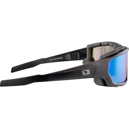Bobster PCH Sunglasses – Black Bronze w/ Yellow Blue Mirror Lens - Studio Cycle