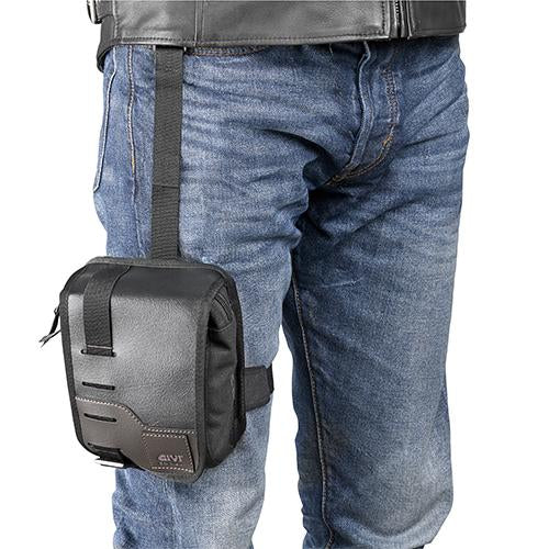 GIVI CORIUM LEG BAG DARK BROWN 3L