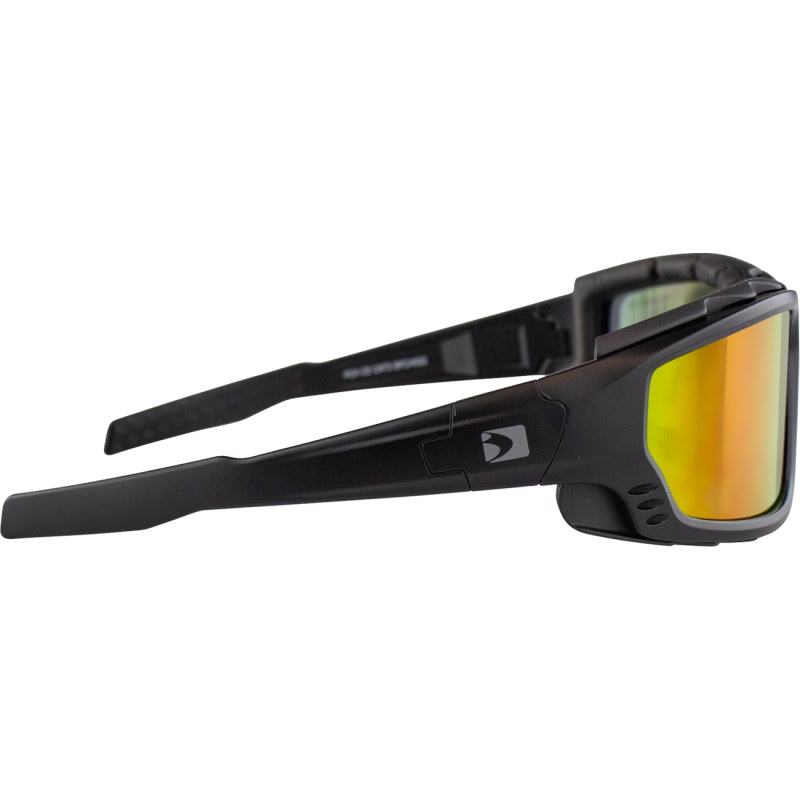 Bobster PCH Sunglasses – Black Crimson w/ Pink Yellow Mirror Lens - Studio Cycle