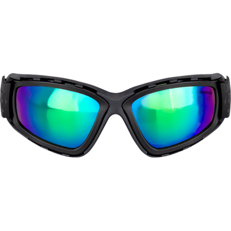 Bobster Freedive Goggles – Matte Black Grey w/ Blue Green Lens - Studio Cycle