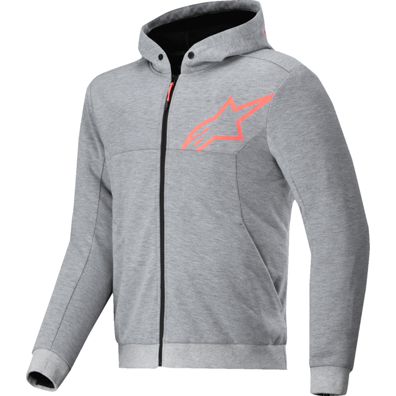Alpinestars Chrome Air Hoodie Jacket - Grey/Red