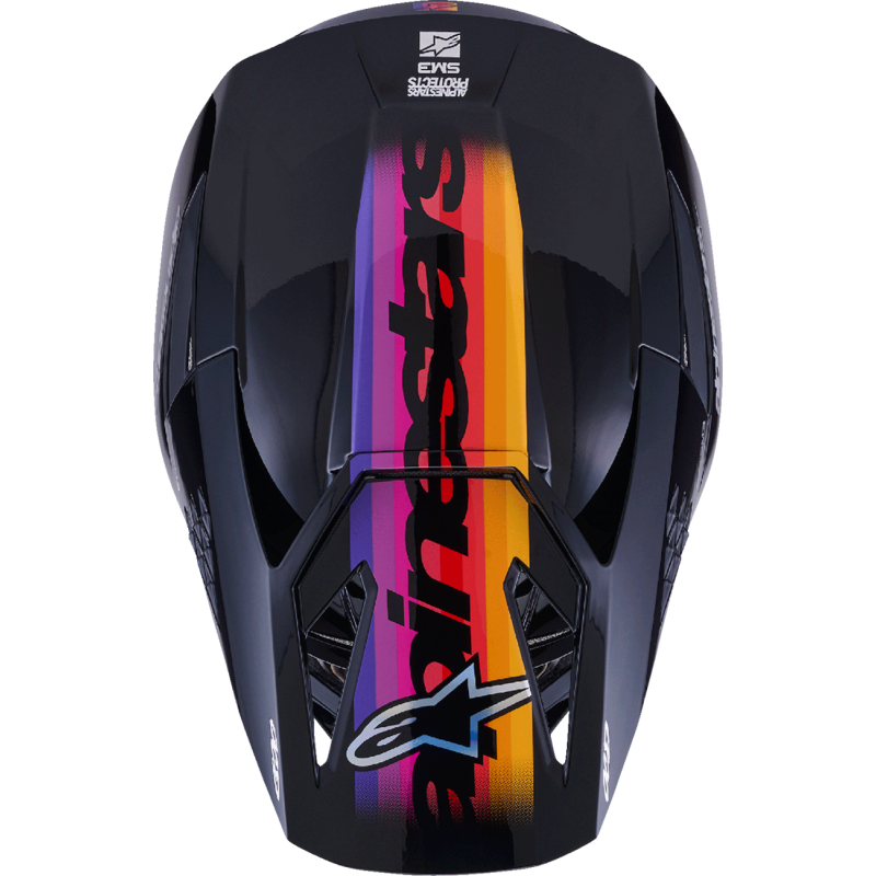 Alpinestars S-M3 Force Gloss Black Helmet - Studio Cycle