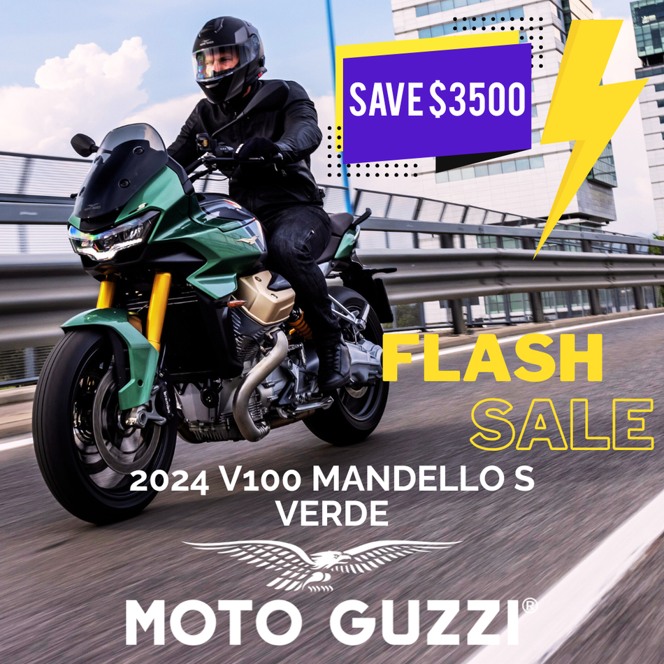 2024 Moto Guzzi V100 Mandello S - Verde - READY TO ORDER