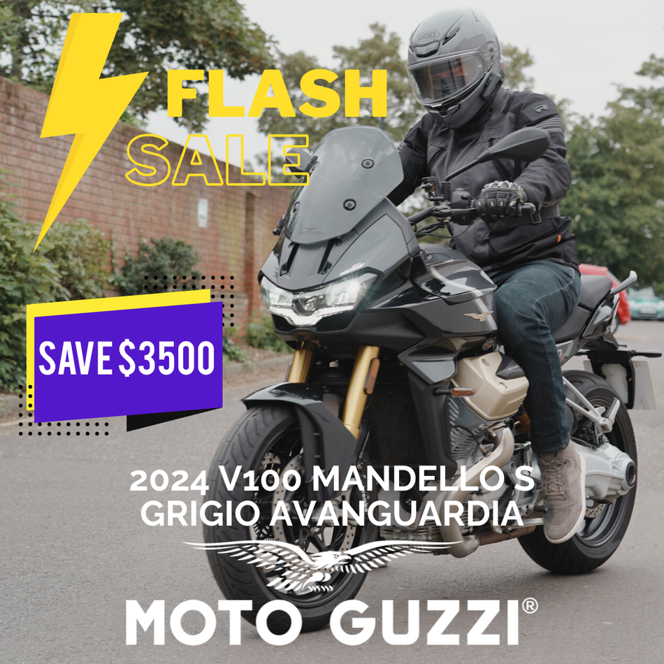2024 Moto Guzzi V100 Mandello S - Grigio Avanguardia - READY TO ORDER