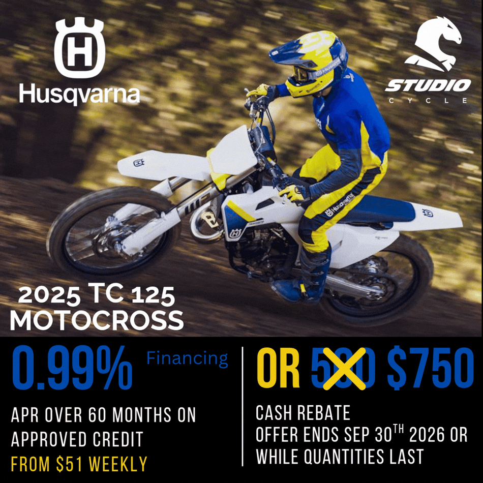 2025 Husqvarna TC 125 - IN STOCK