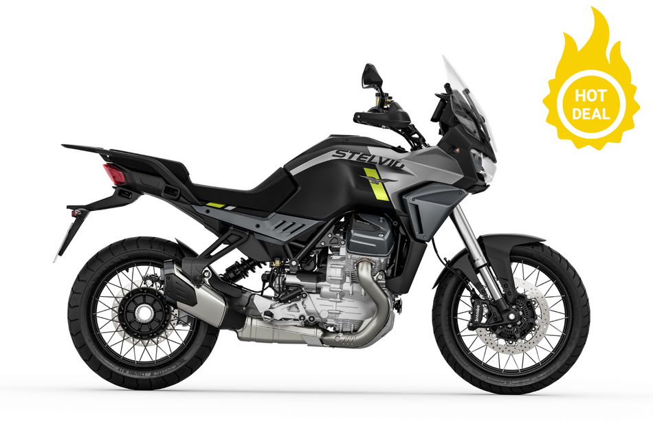 2024 Moto Guzzi Stelvio ARAS Radar - Nero Vulcano - IN STOCK