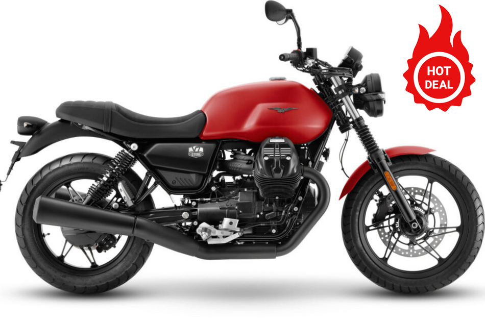 2023 Moto Guzzi V7 Stone -  Rosso Rovente - IN STOCK