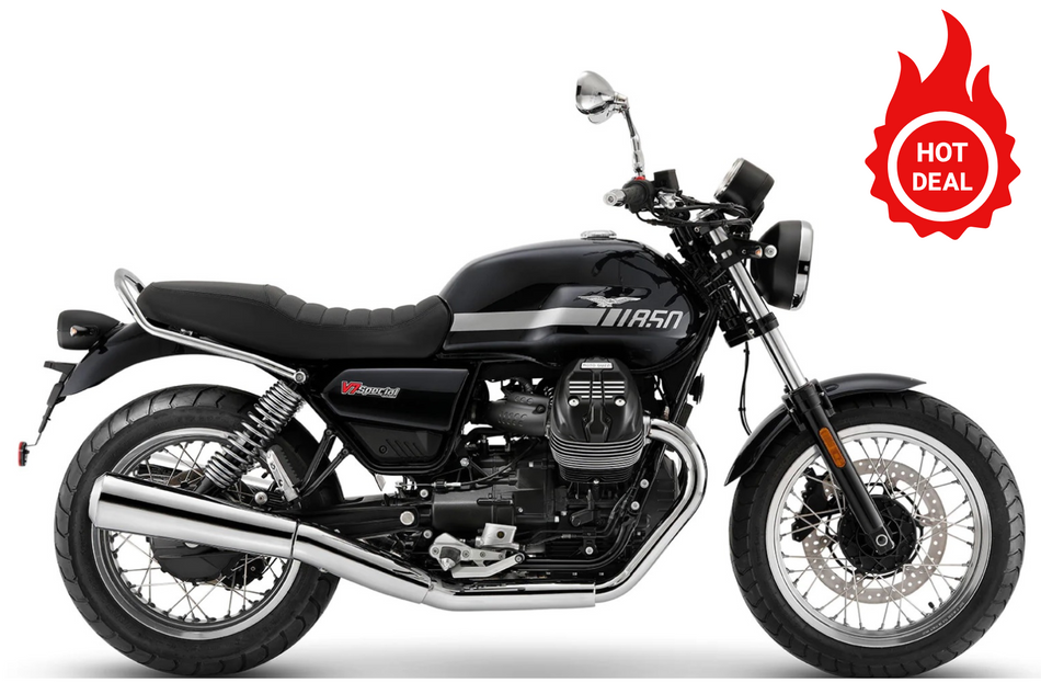 2024 Moto Guzzi V7 Special - Silver Stripe Monochrome - READY TO ORDER