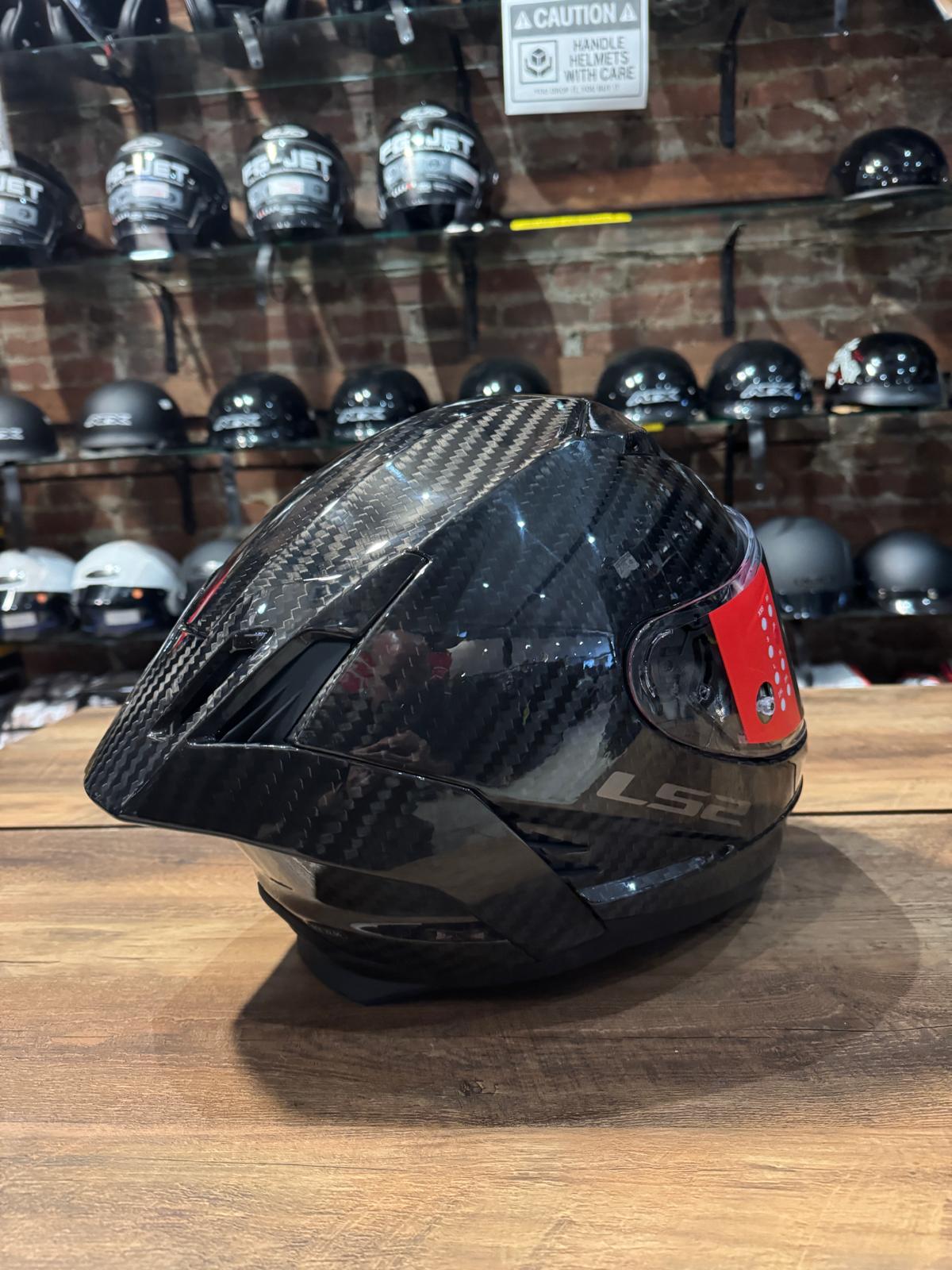 ls2 dragon helmet LS2 Dragon Gloss Carbon Helmet – Studio Cycle