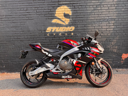 2025 Aprilia RS 457 - Racing Stripes - Studio Cycle