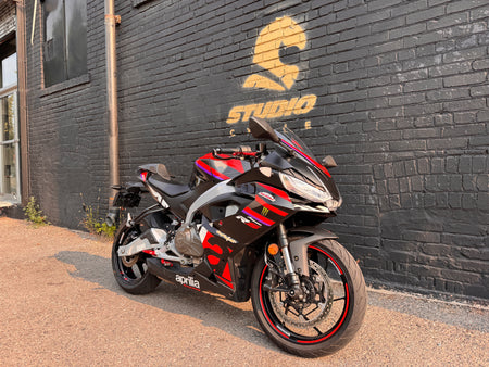 2025 Aprilia RS 457 - Racing Stripes - Studio Cycle