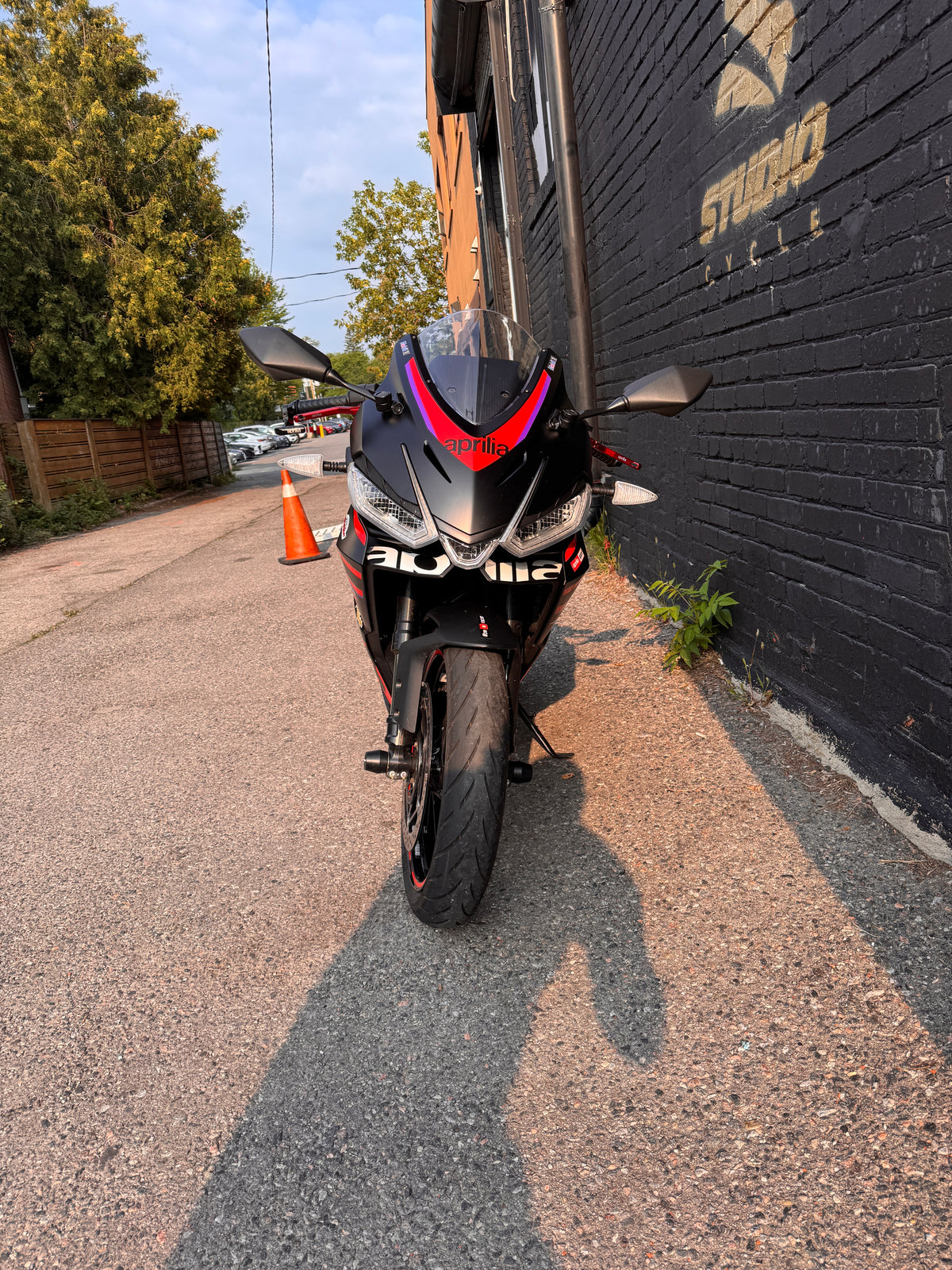 2025 Aprilia RS 457 - Racing Stripes - Studio Cycle