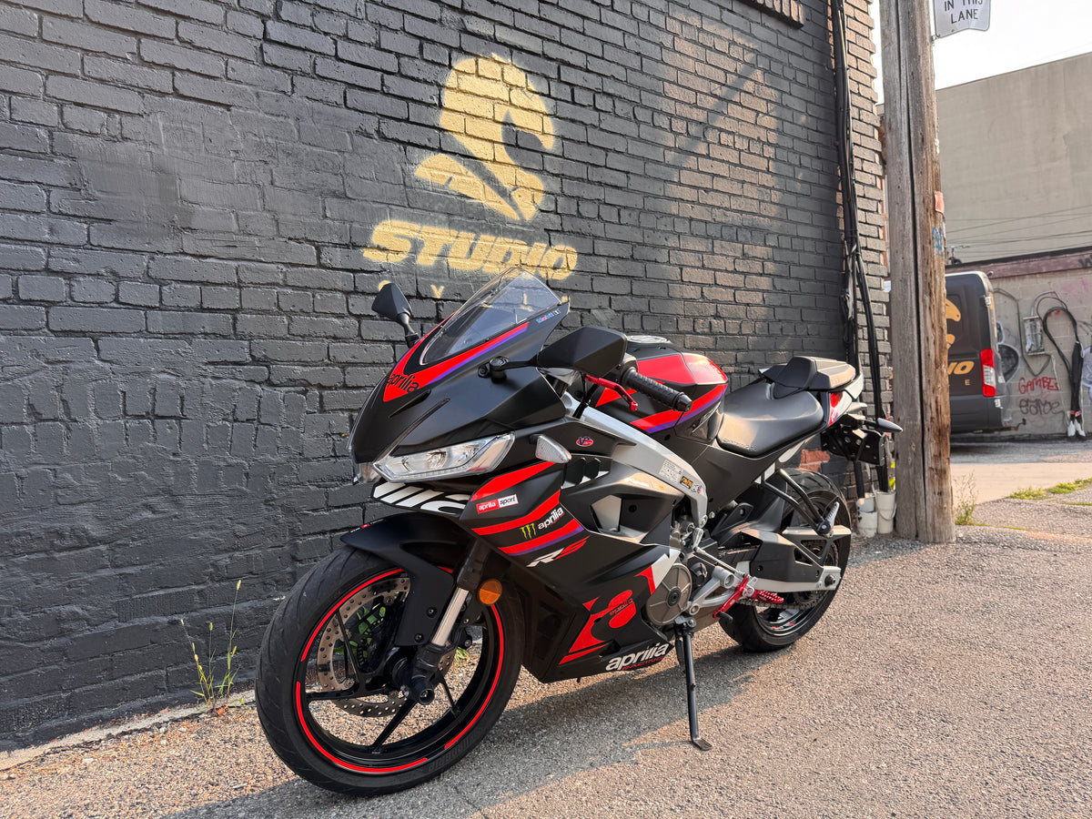 2025 Aprilia RS 457 - Racing Stripes - Studio Cycle