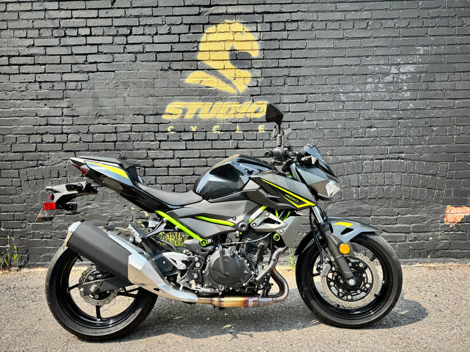2023 Kawasaki Z400 ABS - Black/Green