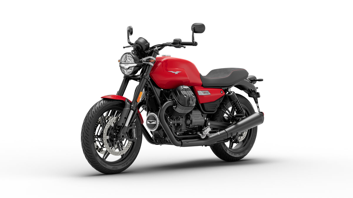2027 Moto Guzzi V7 Sport - Rosso Monza - PRE ORDER - Studio Cycle