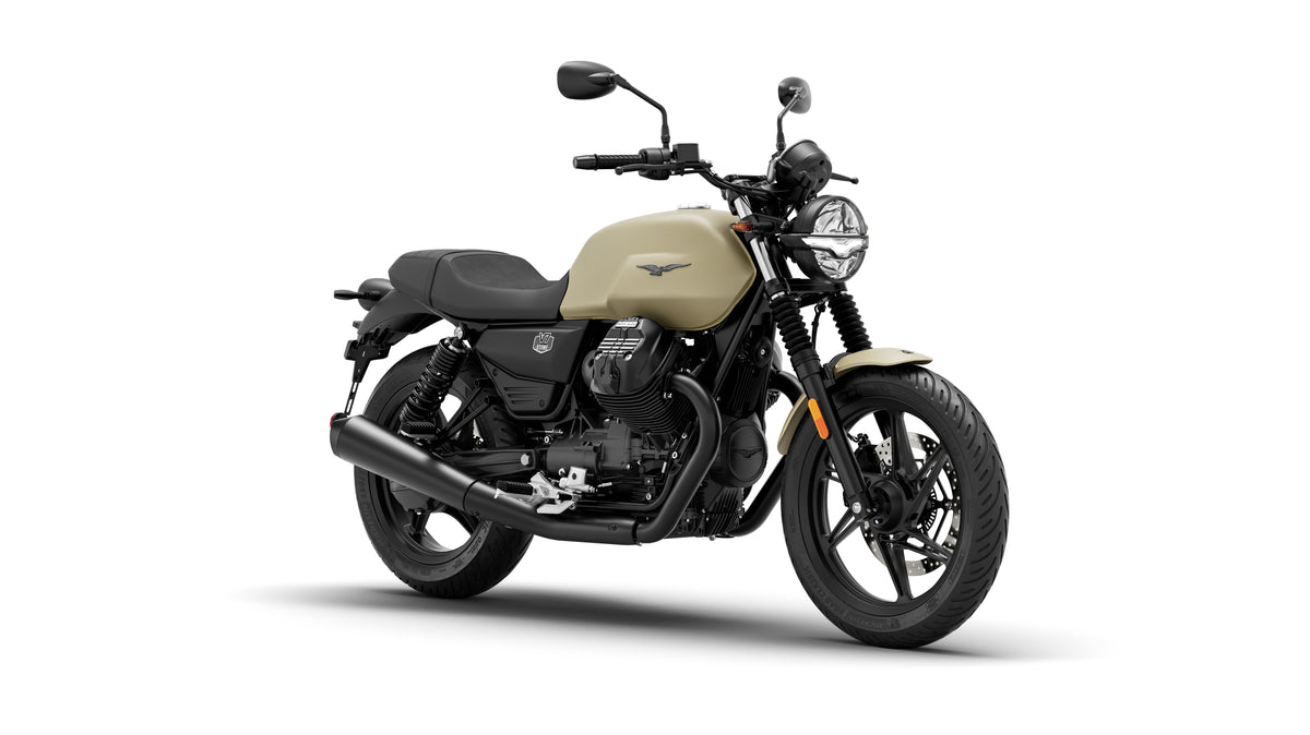 2027 Moto Guzzi V7 Stone - Sabbia Camo - PRE ORDER - Studio Cycle