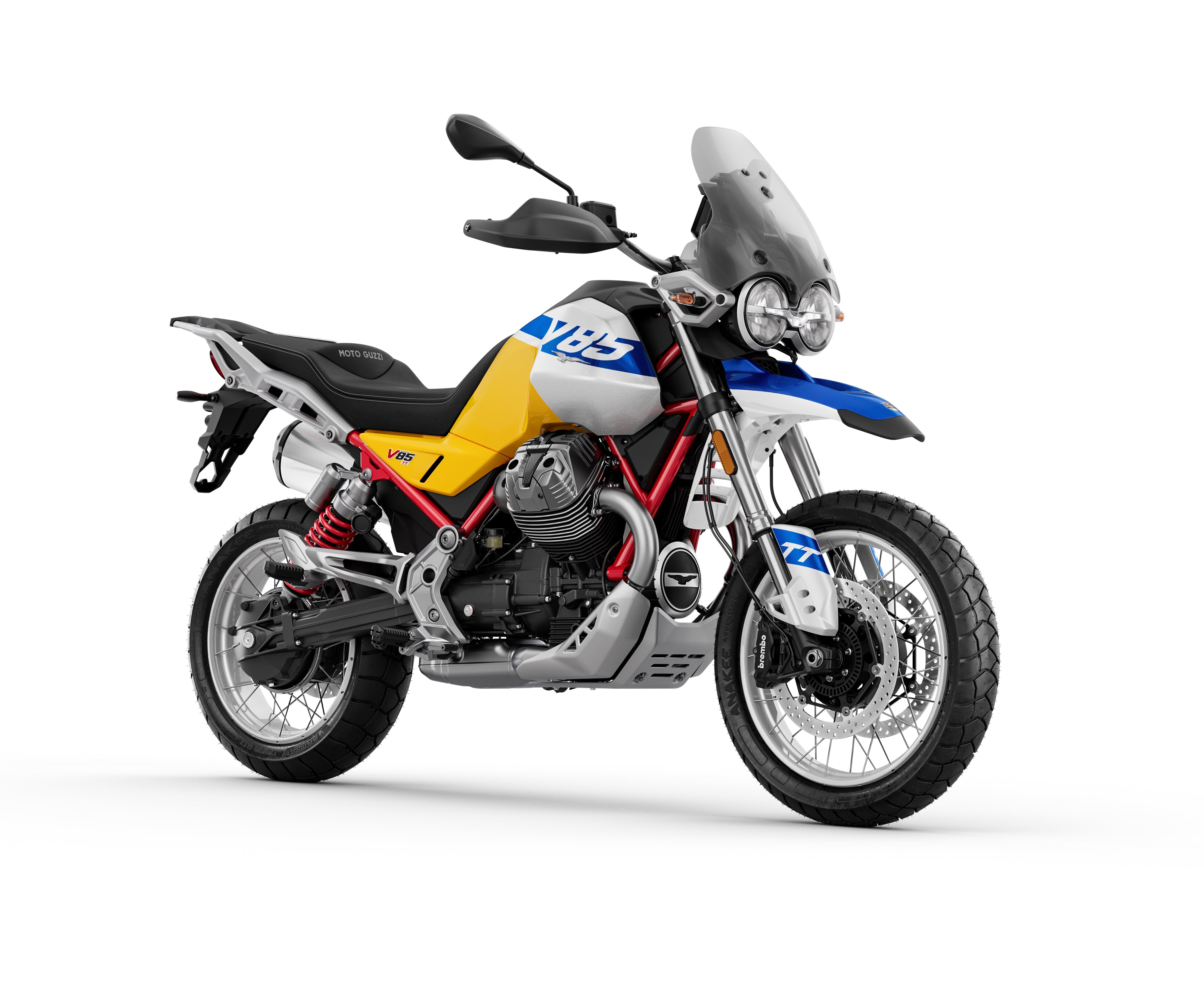 2027 Moto Guzzi V85 TT - Giallo Wadi - PRE ORDER - Studio Cycle
