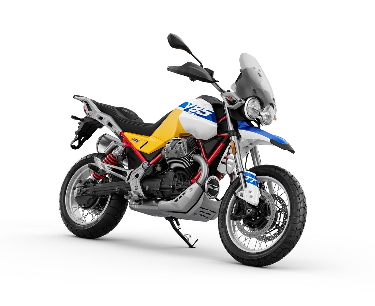 2027 Moto Guzzi V85 TT - Giallo Wadi - PRE ORDER - Studio Cycle