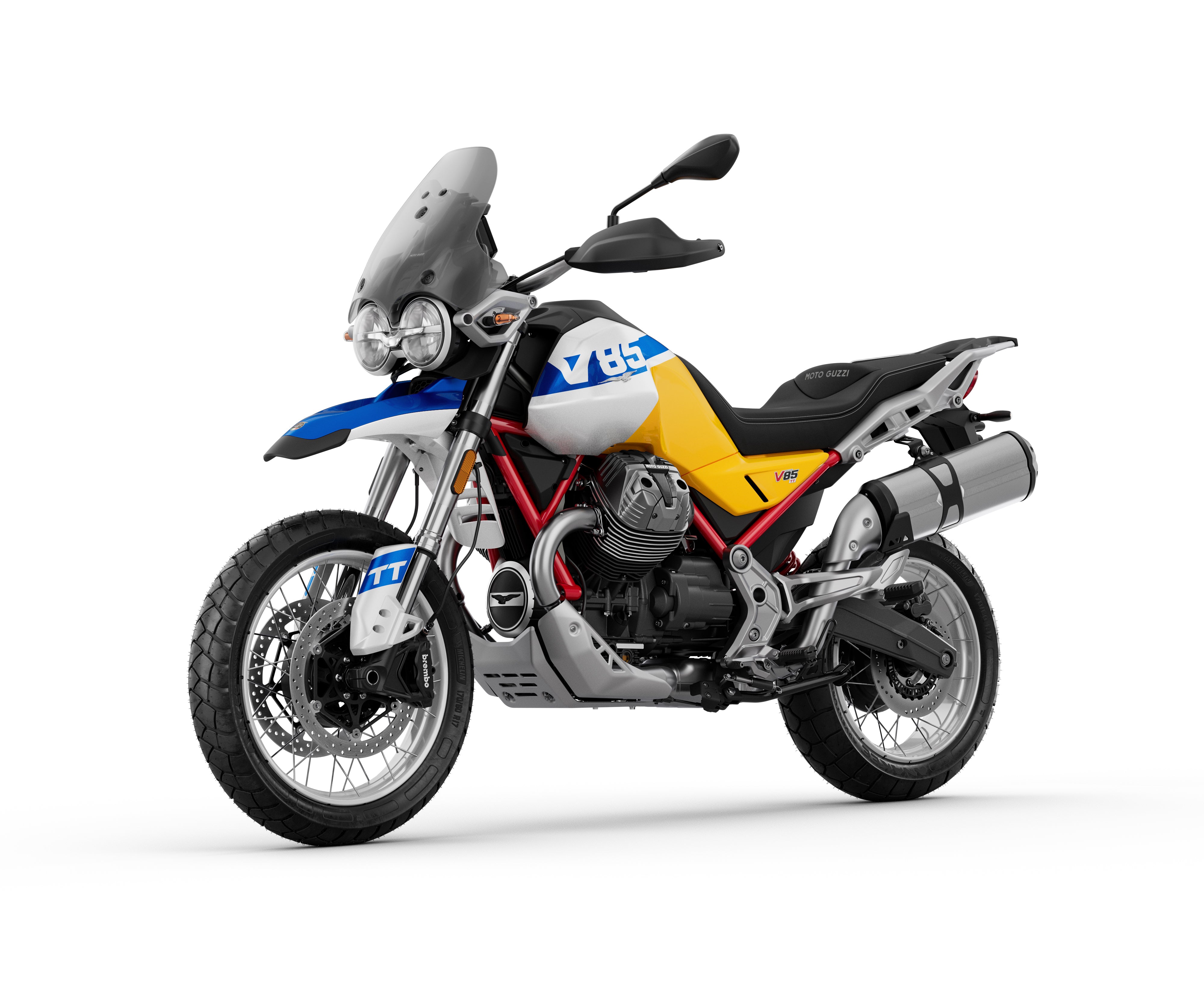 2027 Moto Guzzi V85 TT - Giallo Wadi - PRE ORDER - Studio Cycle
