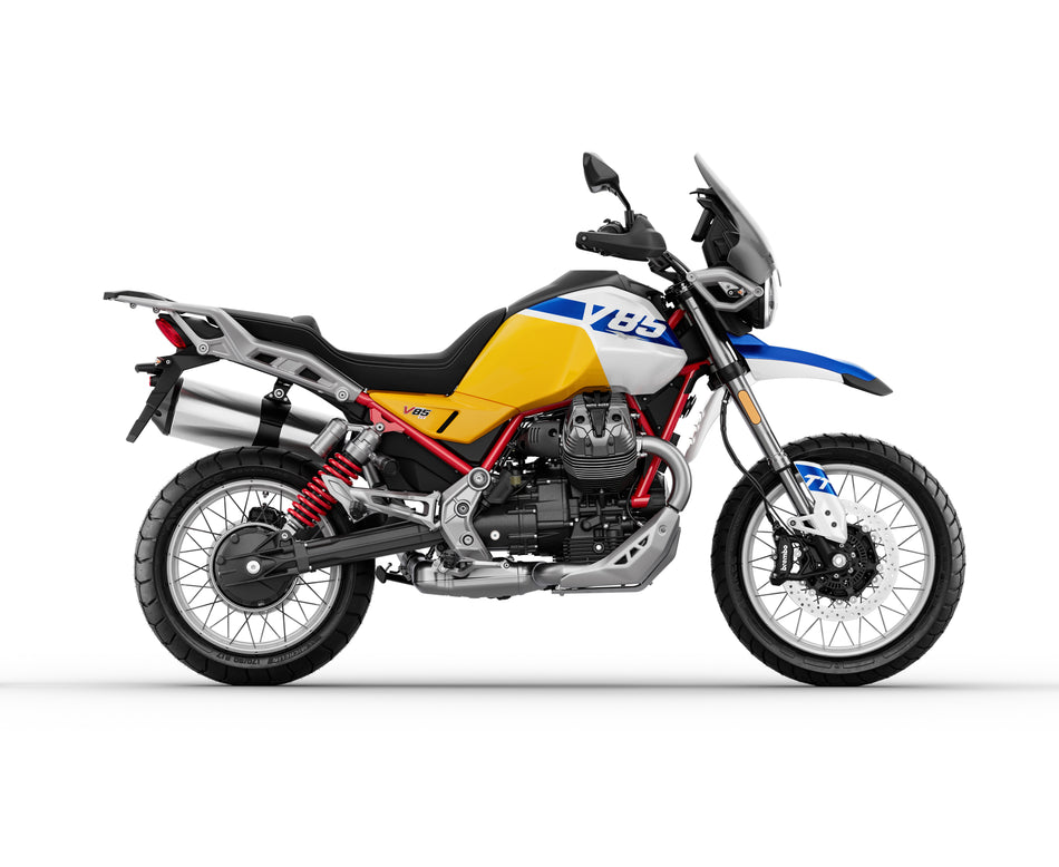 2027 Moto Guzzi V85 TT - Giallo Wadi - PRE ORDER - Studio Cycle