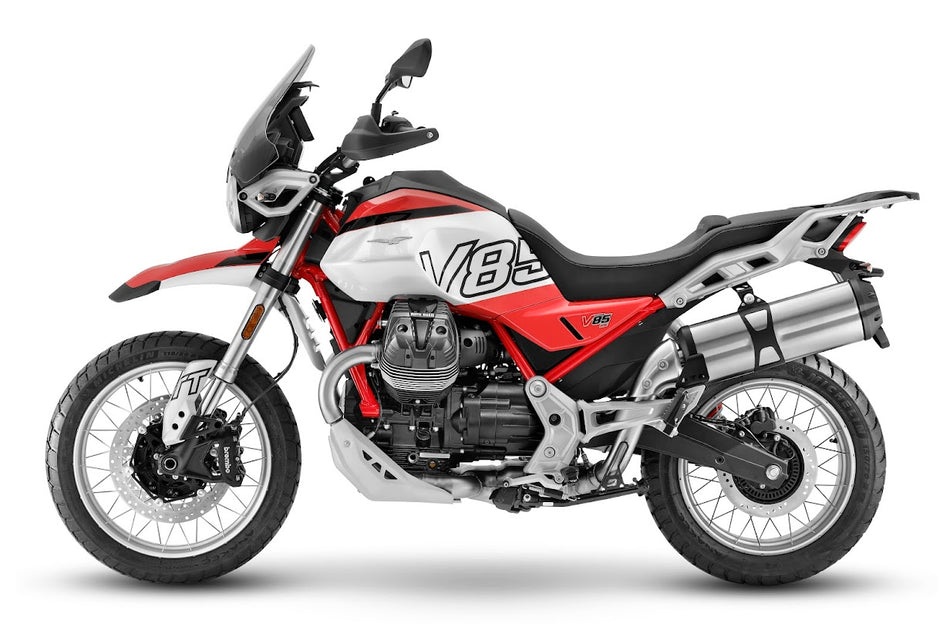 2025 Moto Guzzi V85 TT - Rosso Fuji - READY TO ORDER