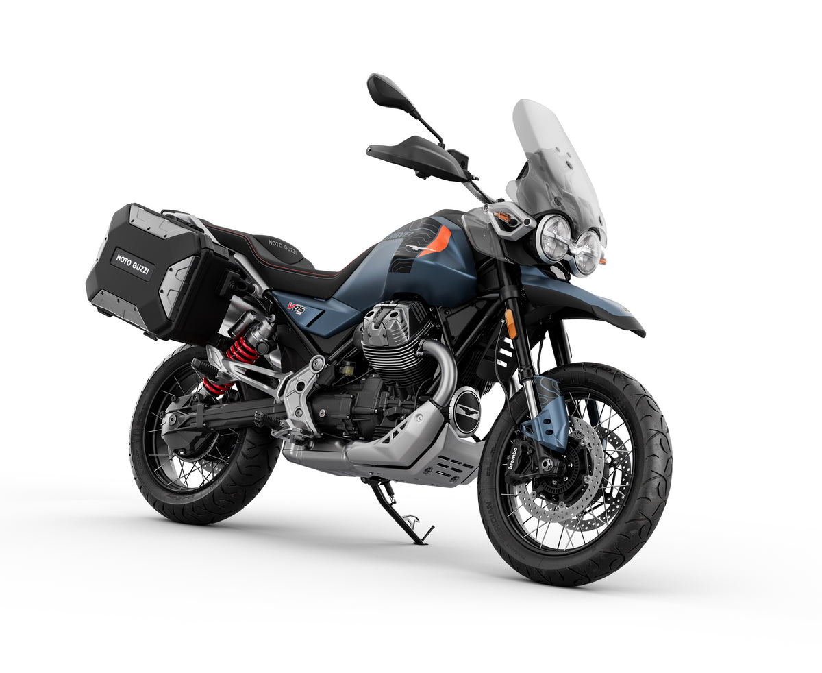 2027 Moto Guzzi V85 TT Travel - Blu Zefiro - PRE ORDER - Studio Cycle
