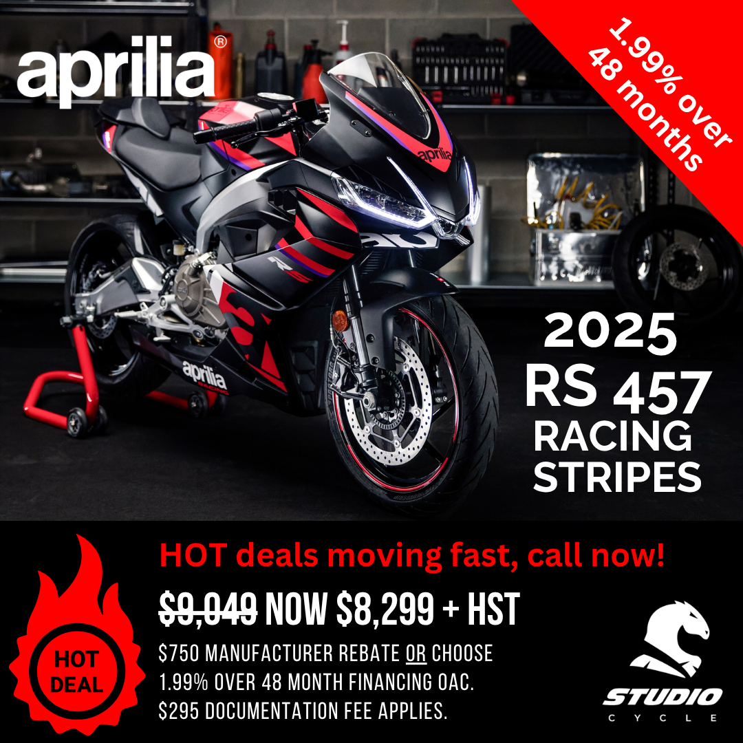 2025 RS 457 - Racing Stripes - IN STOCK - Studio Cycle