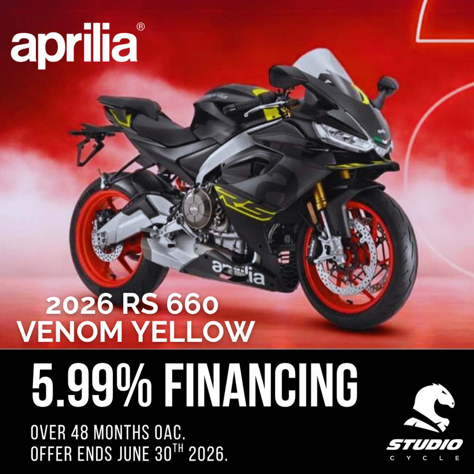 2026 Aprilia RS 660 - Venom Yellow - IN STOCK