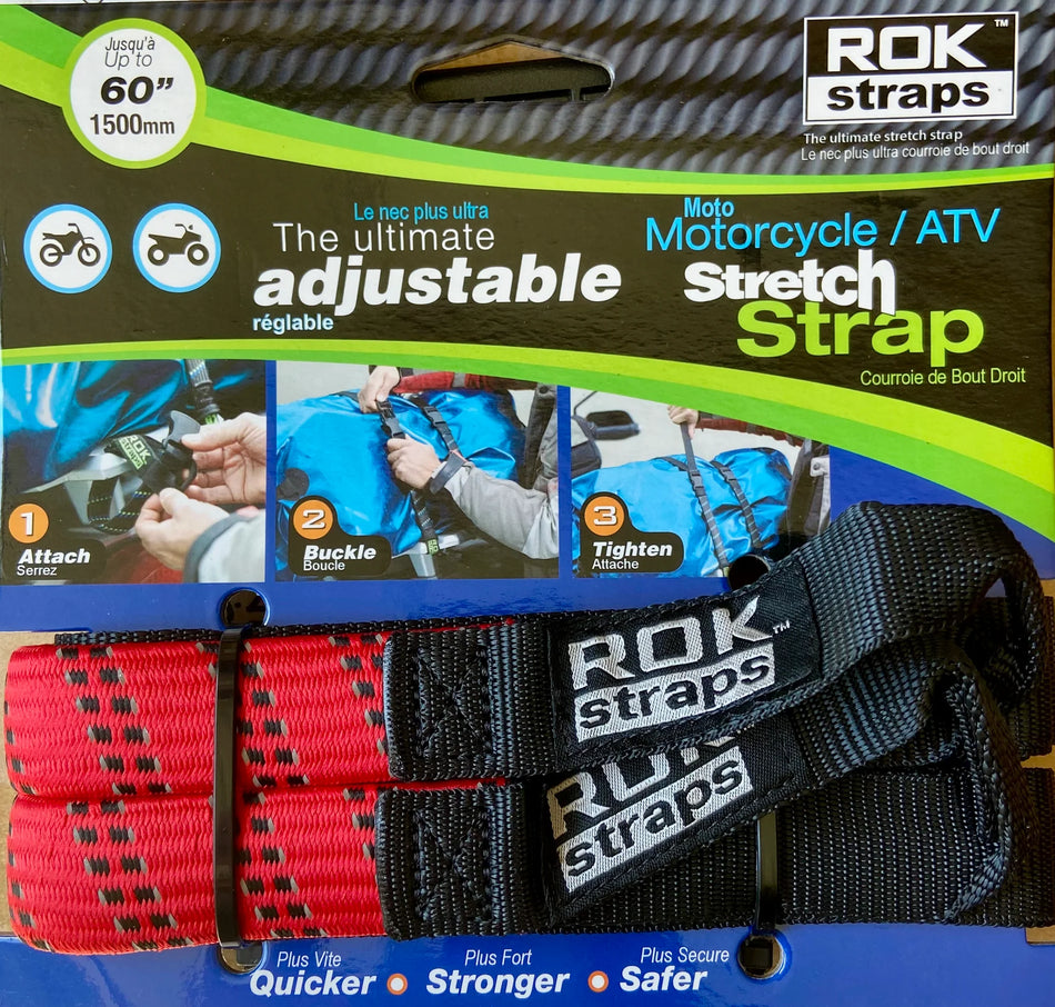 ROK-STRAP HEAVY DUTY 1" RED REFLECTIVE