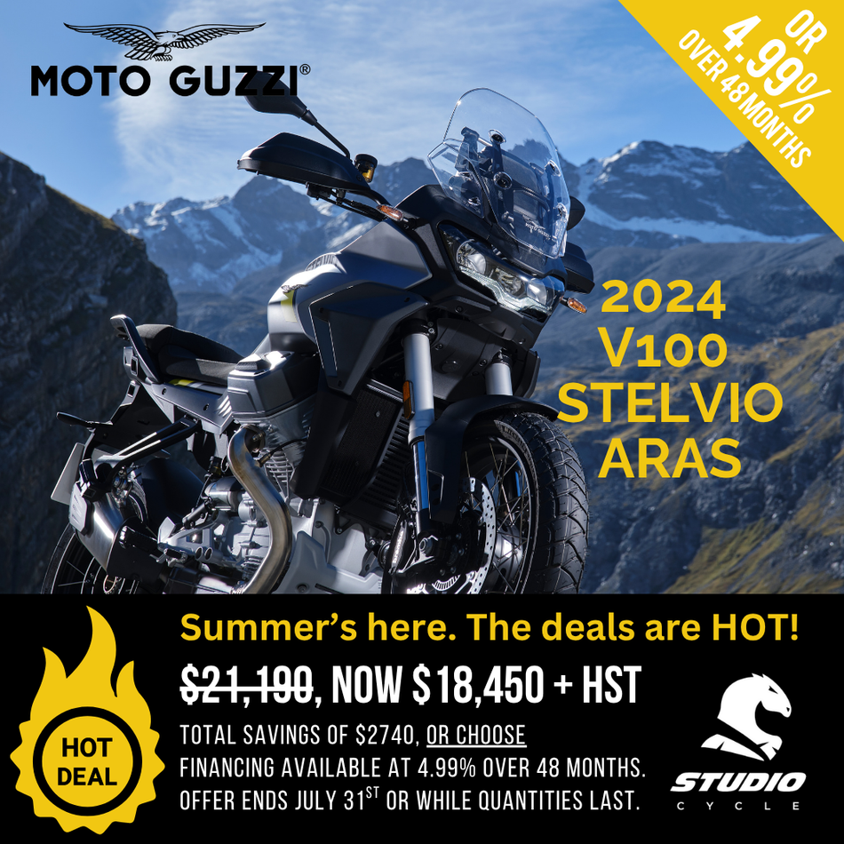 2024 Moto Guzzi Stelvio ARAS Radar - Nero Vulcano - IN STOCK