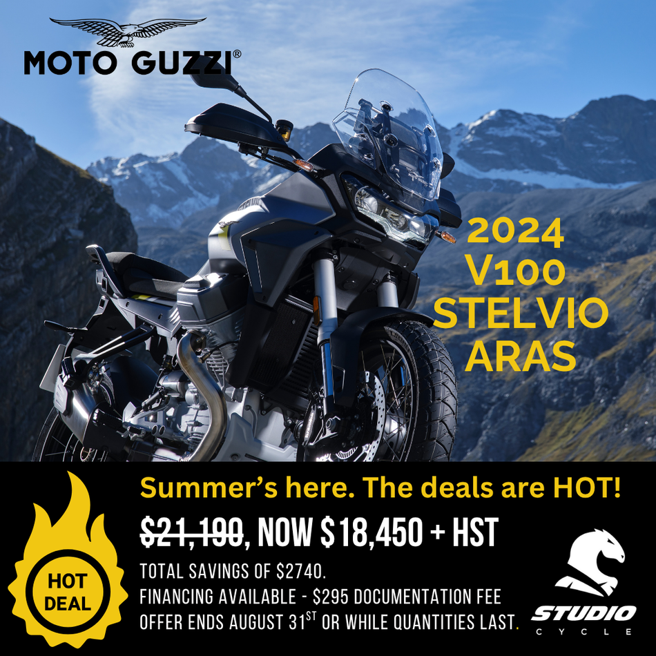 2024 Moto Guzzi Stelvio ARAS Radar - Nero Vulcano - IN STOCK