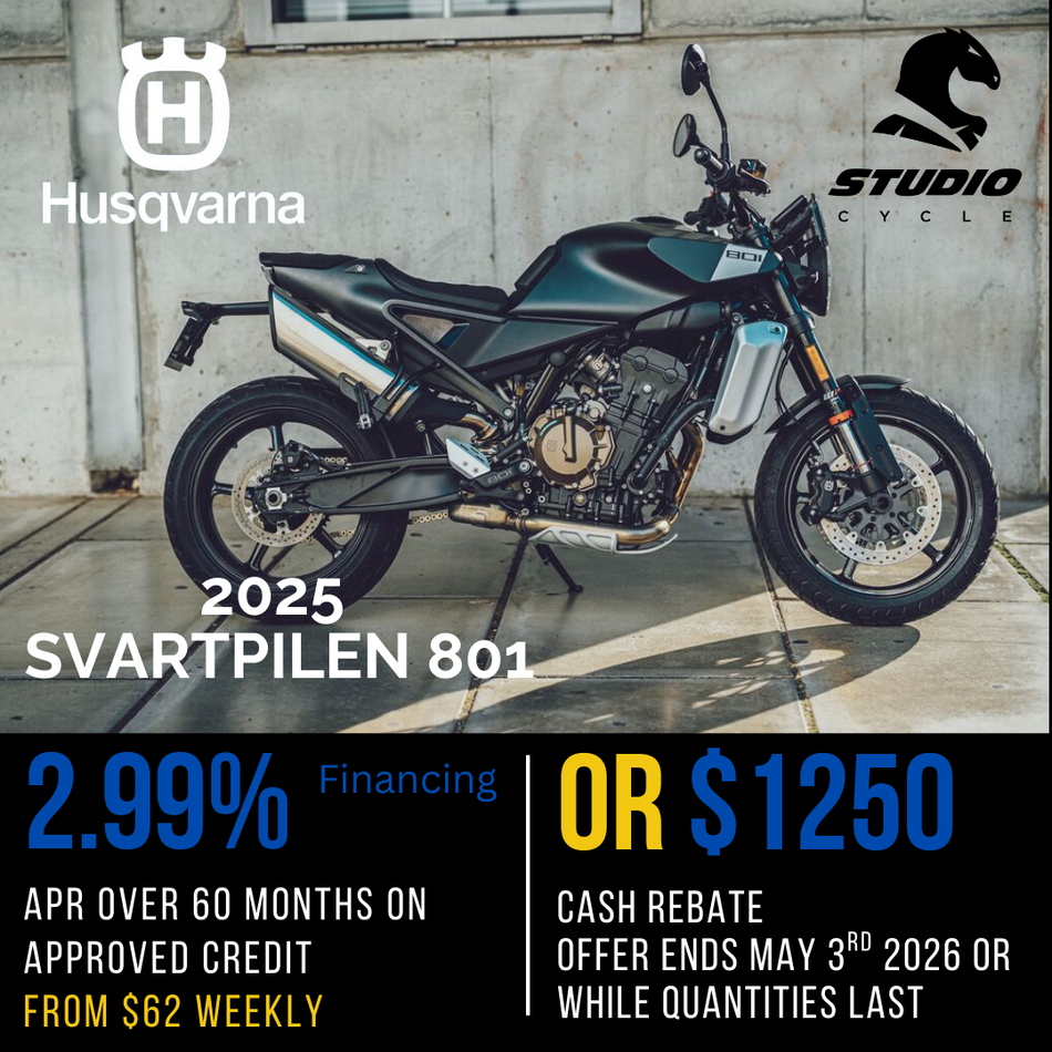 2025 Husqvarna Svartpilen 801 - IN STOCK - Studio Cycle
