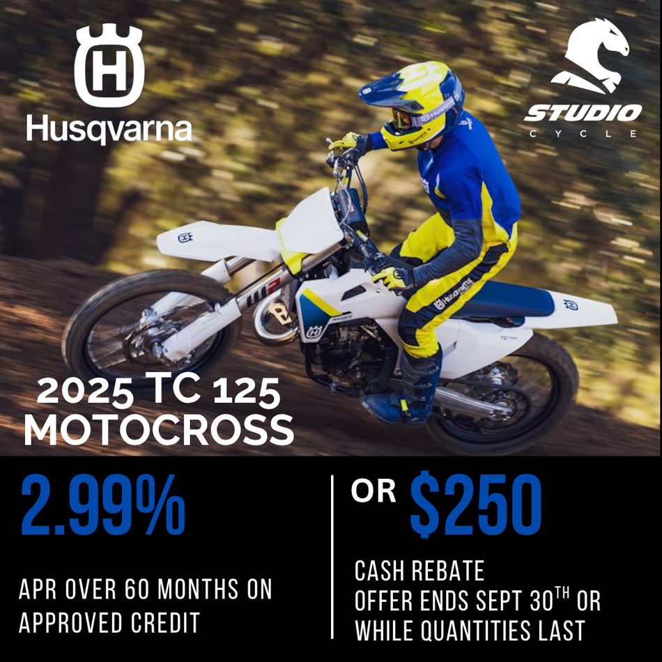 2025 Husqvarna TC 125 - IN STOCK