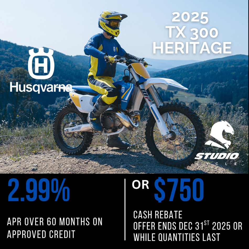 2025 Husqvarna TX 300 Heritage - IN STOCK