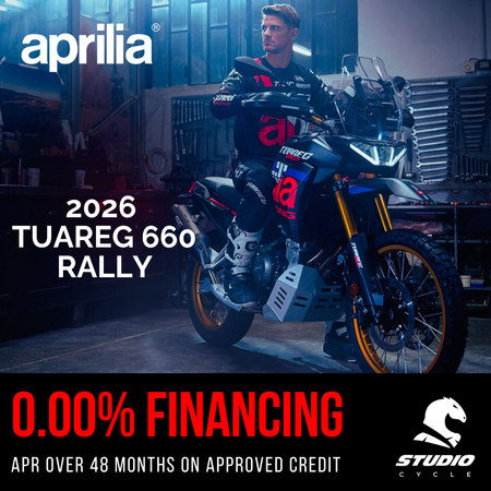 2026 Aprilia Tuareg 660 Rally - IN STOCK - Studio Cycle