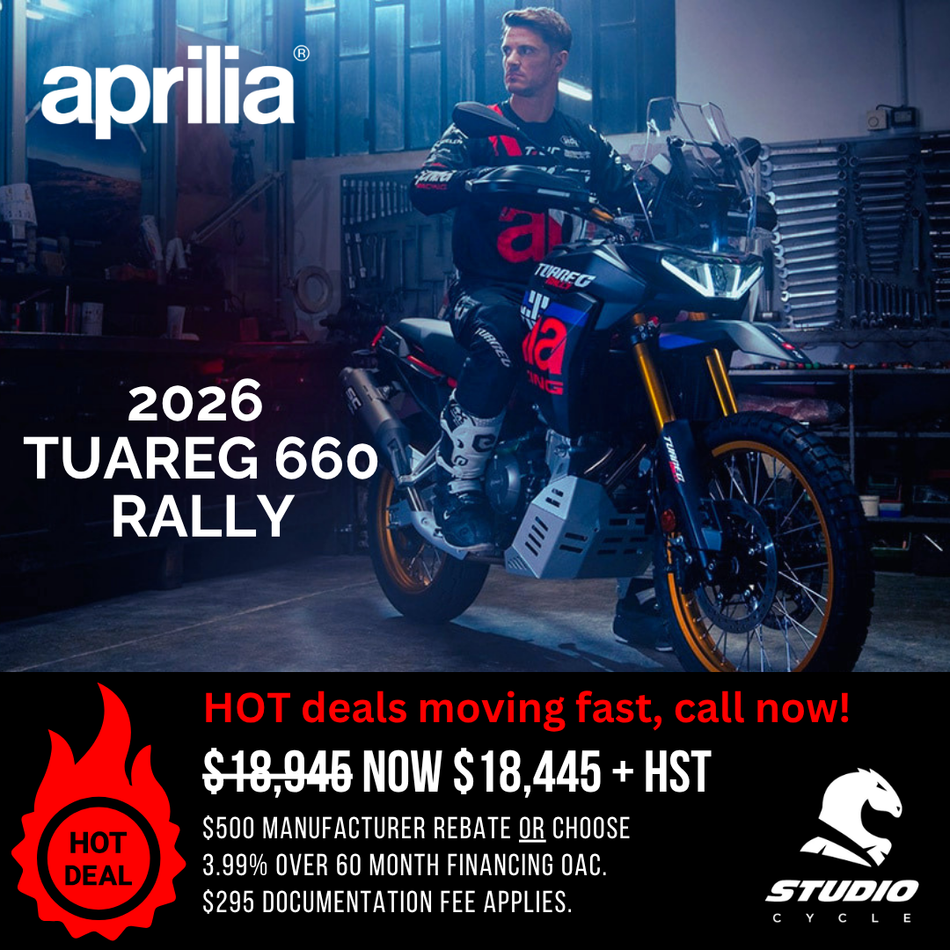 2026 Aprilia Tuareg 660 Rally - IN STOCK - Studio Cycle