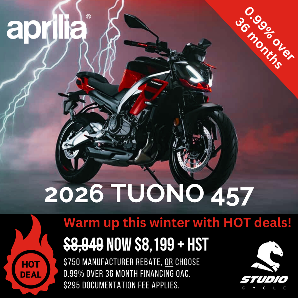 2026 Tuono 457 - Piranha Red - READY TO ORDER