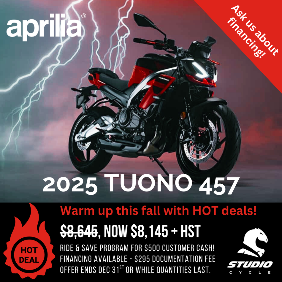 2026 Tuono 457 - Piranha Red - READY TO ORDER