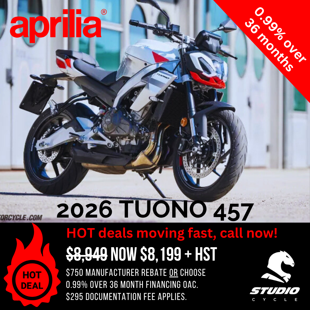 2026 Tuono 457 - Puma Grey - IN STOCK - Studio Cycle