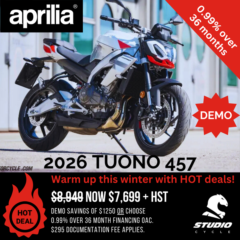2026 Tuono 457 - Puma Grey - DEMO IN STOCK