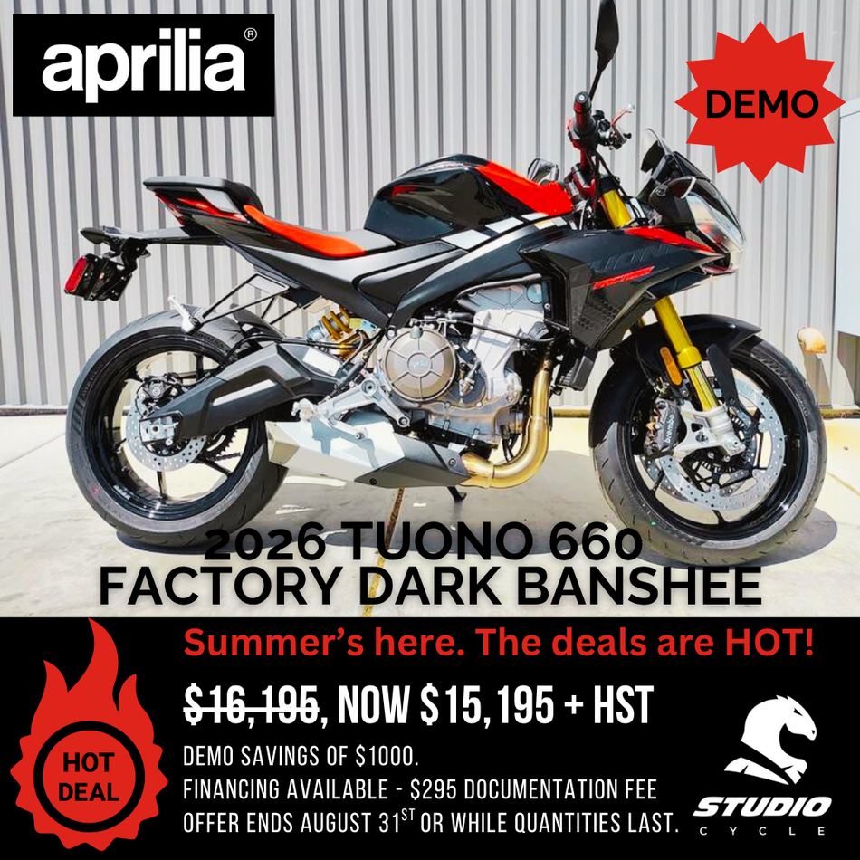 2026 Aprilia Tuono 660 Factory - Dark Banshee - IN STOCK