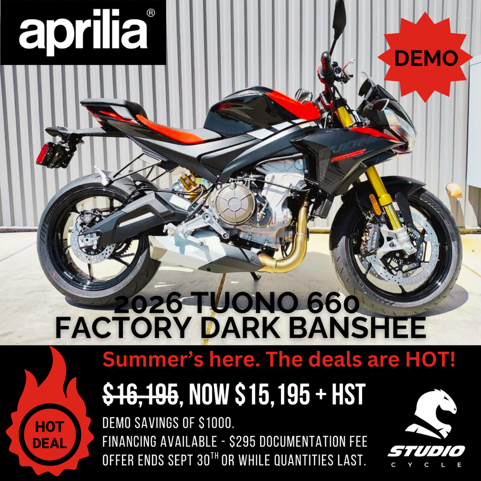 2026 Aprilia Tuono 660 Factory - Dark Banshee - IN STOCK